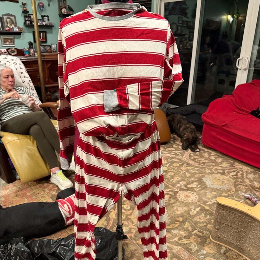 Burt's Bees Baby Red and White Striped Top